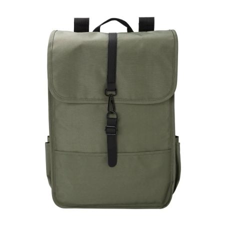 Mochila RPET 300D con solapa y hebilla