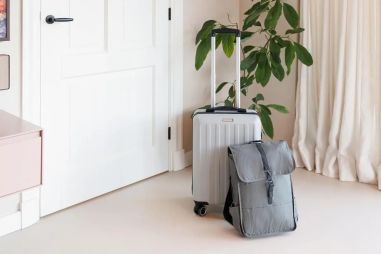 Mochila RPET 300D con solapa y hebilla