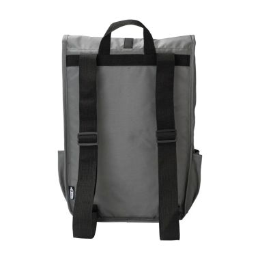 Mochila RPET 300D con solapa y hebilla