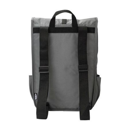 Mochila RPET 300D con solapa y hebilla