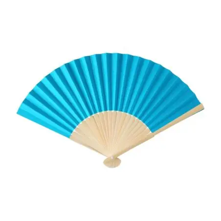 Abanico de bambú y papel para verano