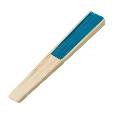 Abanico de bambú y papel para verano
