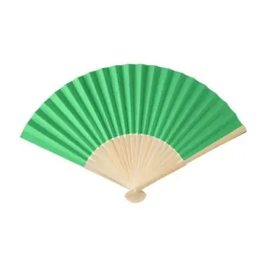 Abanico de bambú y papel para verano