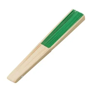 Abanico de bambú y papel para verano