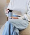 Taza acero inoxidable tapa PP 350 ml - Imagen 5