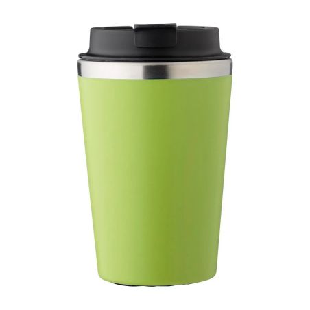 Taza acero inoxidable tapa PP 350 ml