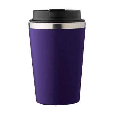 Taza acero inoxidable tapa PP 350 ml