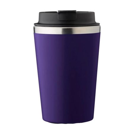 Taza acero inoxidable tapa PP 350 ml