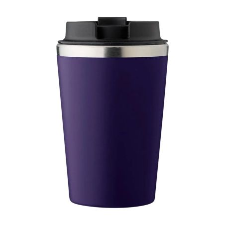 Taza acero inoxidable tapa PP 350 ml