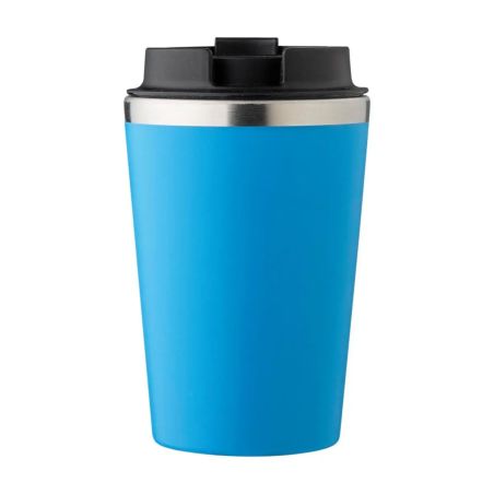 Taza acero inoxidable tapa PP 350 ml