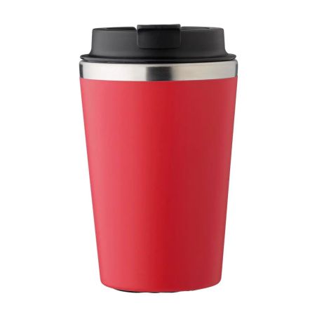 Taza acero inoxidable tapa PP 350 ml