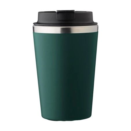 Taza acero inoxidable tapa PP 350 ml