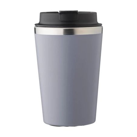 Taza acero inoxidable tapa PP 350 ml