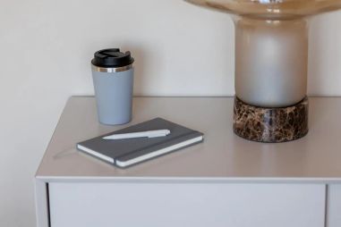 Taza acero inoxidable tapa PP 350 ml