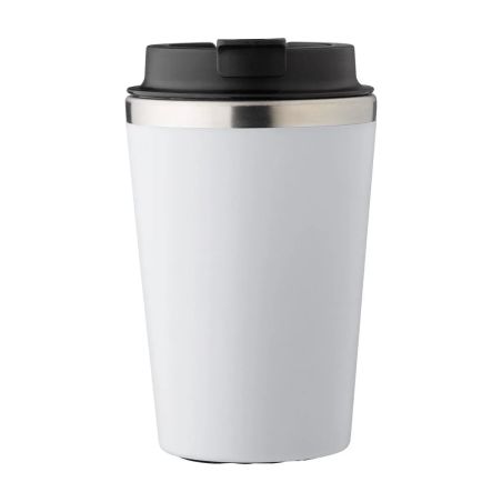 Taza acero inoxidable tapa PP 350 ml