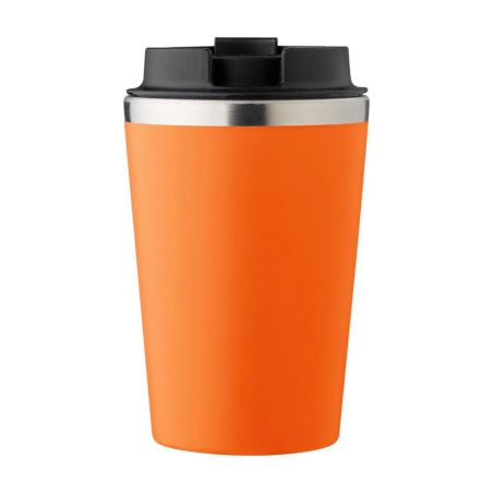 Taza acero inoxidable tapa PP 350 ml