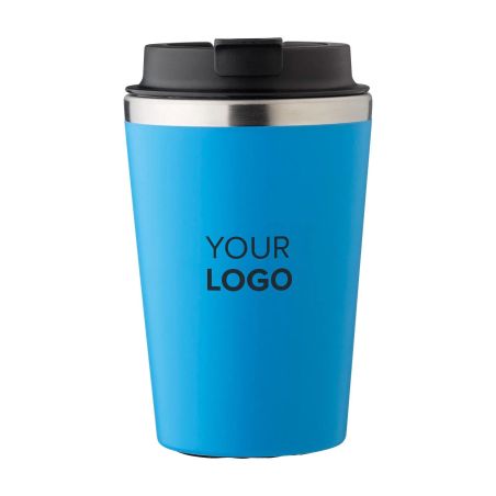 Taza acero inoxidable tapa PP 350 ml