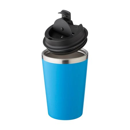 Taza acero inoxidable tapa PP 350 ml
