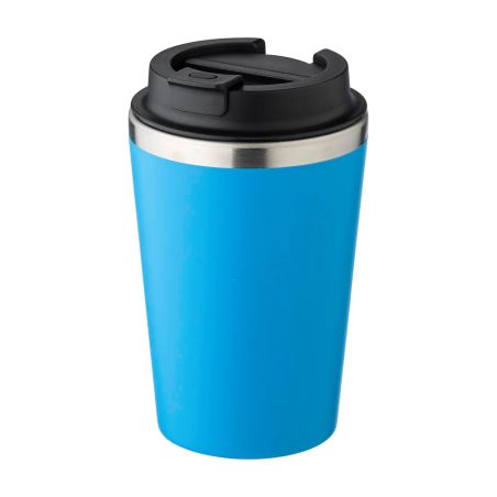 Taza acero inoxidable tapa PP 350 ml