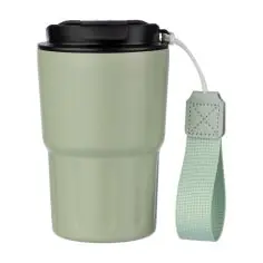Vaso termo inox doble pared 320 ml tapa PP asa caja