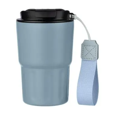Vaso termo inox doble pared 320 ml tapa PP asa caja