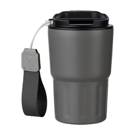 Vaso termo inox doble pared 320 ml tapa PP asa caja