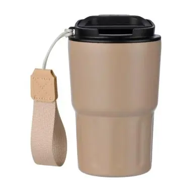 Vaso termo inox doble pared 320 ml tapa PP asa caja