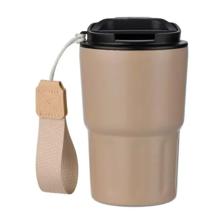 Vaso termo inox doble pared 320 ml tapa PP asa caja