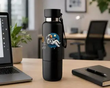 Botella termo 500 ml con vaso inferior