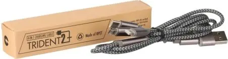 Cable carga ultrarresistente nailon aluminio RPET 12000 GRS