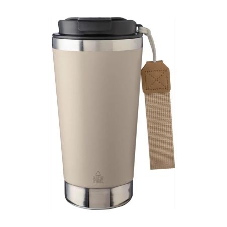 Vaso termo inox reciclado 500 ml doble pared tapa caja