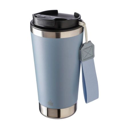 Vaso termo inox reciclado 500 ml doble pared tapa caja