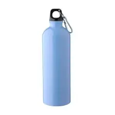 Bidón acero reciclado 750 ml con mosquetón