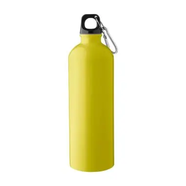 Bidón acero reciclado 750 ml con mosquetón