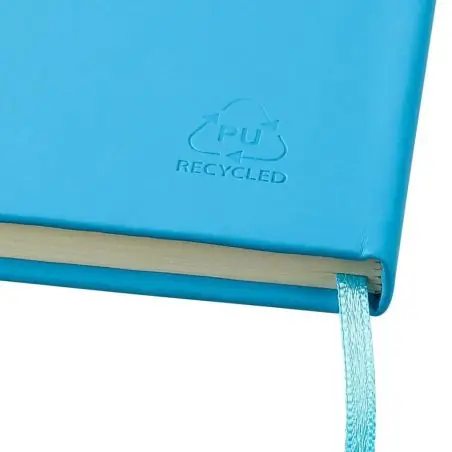 Cuaderno A5 de RPET PU con tapa dura