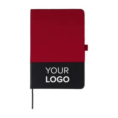 Cuaderno rPET A5 80p 70gsm PU grabado láser soporte