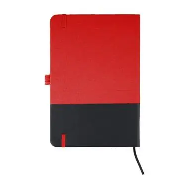Cuaderno rPET A5 80p 70gsm PU grabado láser soporte
