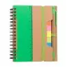Libreta reciclada espiral con adhesivos y regla - Imagen 24