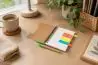 Libreta reciclada espiral con adhesivos y regla - Imagen 27
