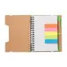 Libreta reciclada espiral con adhesivos y regla - Imagen 34