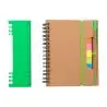 Libreta reciclada espiral con adhesivos y regla - Imagen 36