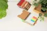 Libreta reciclada espiral con adhesivos y regla - Imagen 41