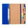 Libreta reciclada espiral con adhesivos y regla - Imagen 45