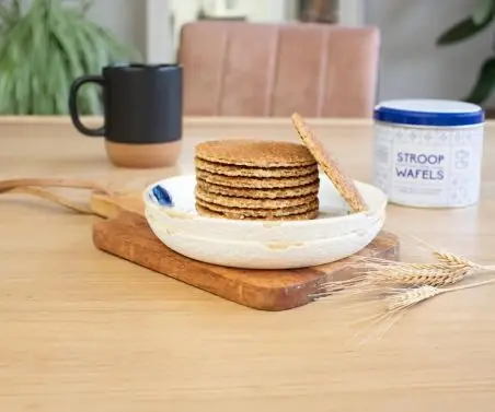 Stroopwafels holandeses caramelo 8 unidades sin artificiales