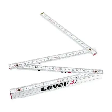 Regla plegable Stabila Pro 700 madera 2m escala cm clase 3