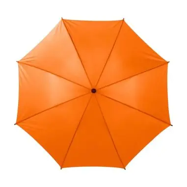 Paraguas 8 paneles poliéster automático mango madera velcro