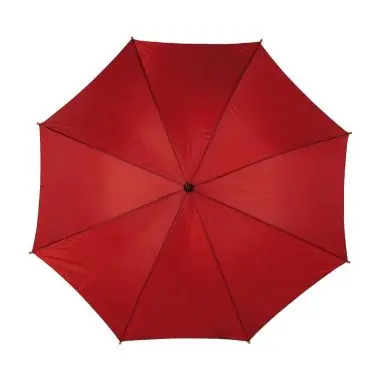 Paraguas 8 paneles poliéster automático mango madera velcro