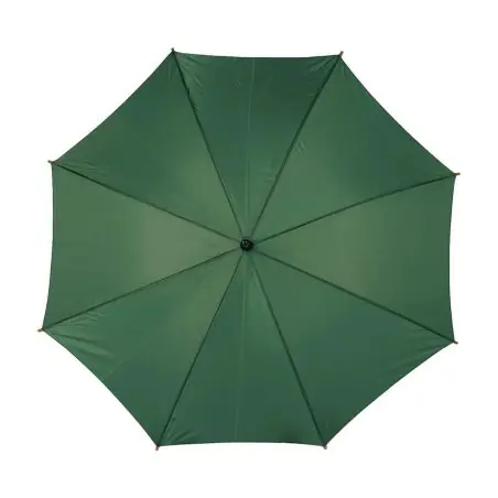 Paraguas 8 paneles poliéster automático mango madera velcro