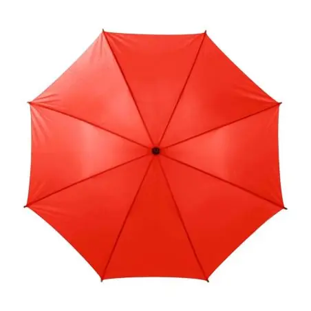 Paraguas 8 paneles poliéster automático mango madera velcro