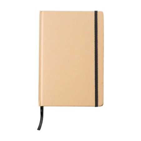 Cuaderno A5 cartón reciclado 160 páginas goma marcapáginas